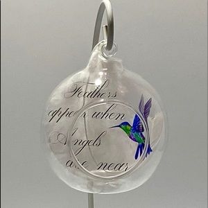 Memorial glass ornaments with stand